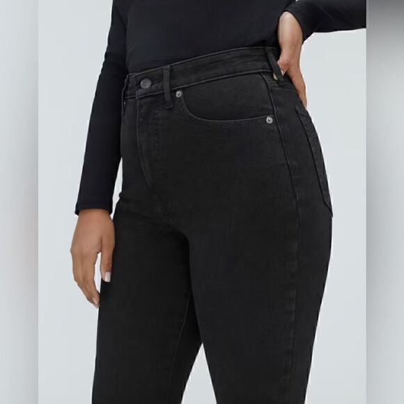 NWT Everlane The Curvy Way-High® Skinny Jean in Ash Size 26 Ankle - Picture 3 of 14